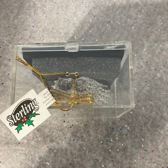 NEW * Hand Spun Glass Ornament - Picture 4 of 11